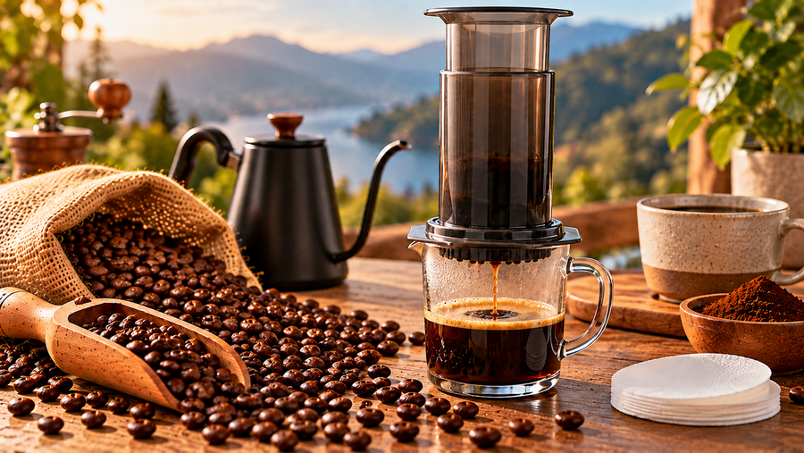Press Brewer Beans